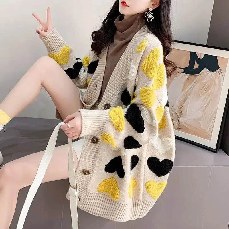 Winter Button Knit Tops - Derslash