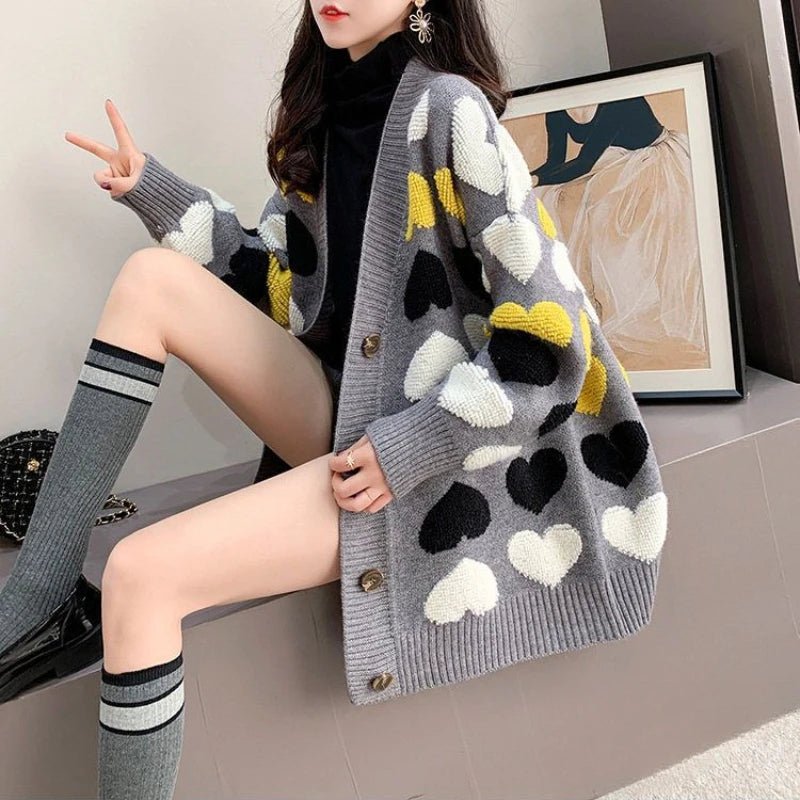 Winter Button Knit Tops - Derslash