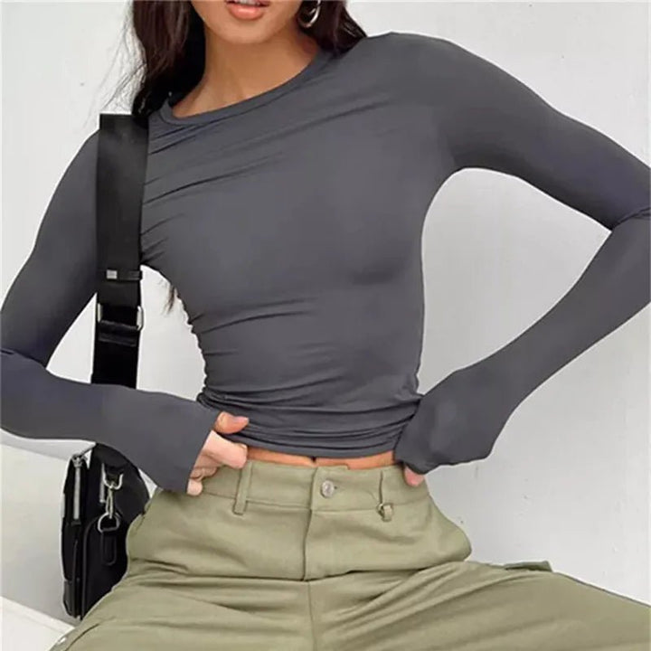 Women Long Sleeve T Shirt - Derslash