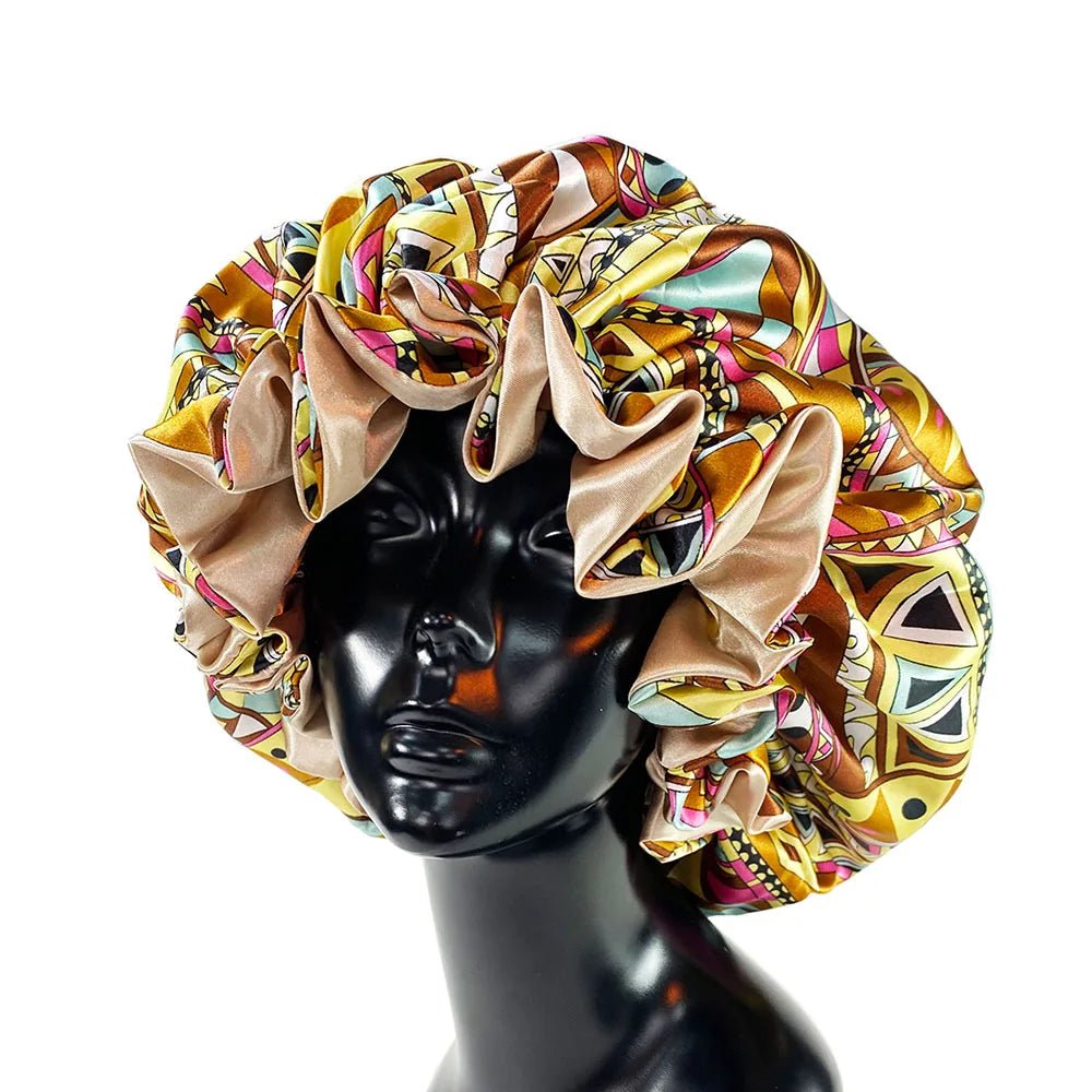 Women Satin Bonnet Cap Double Layer - Derslash