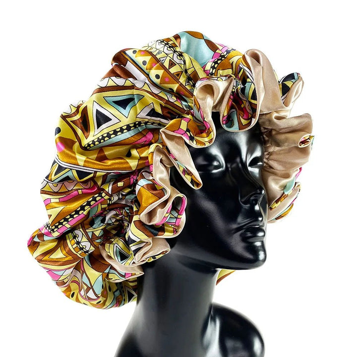 Women Satin Bonnet Cap Double Layer - Derslash
