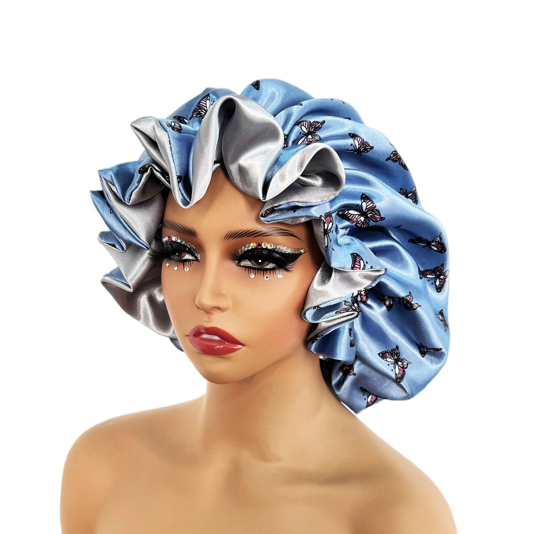 Women Satin Bonnet Cap Double Layer - Derslash