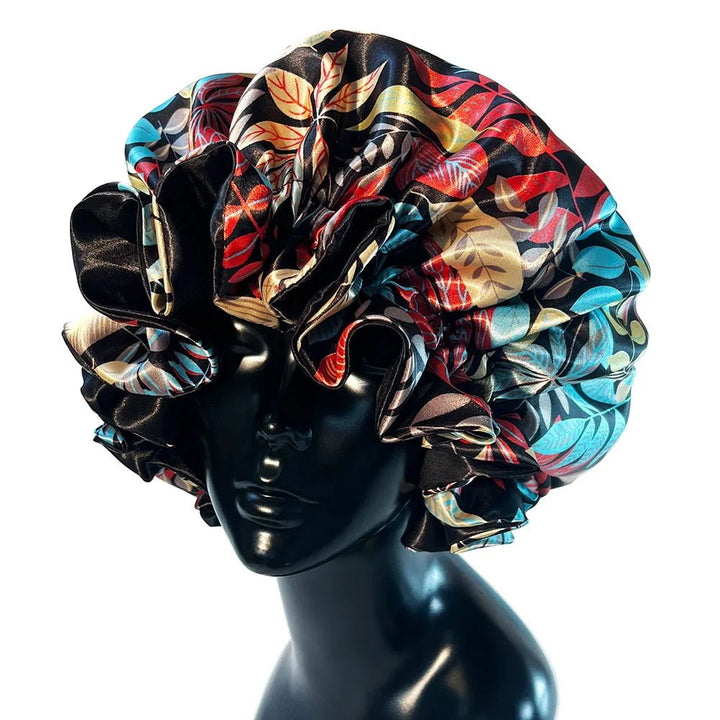 Women Satin Bonnet Cap Double Layer - Derslash