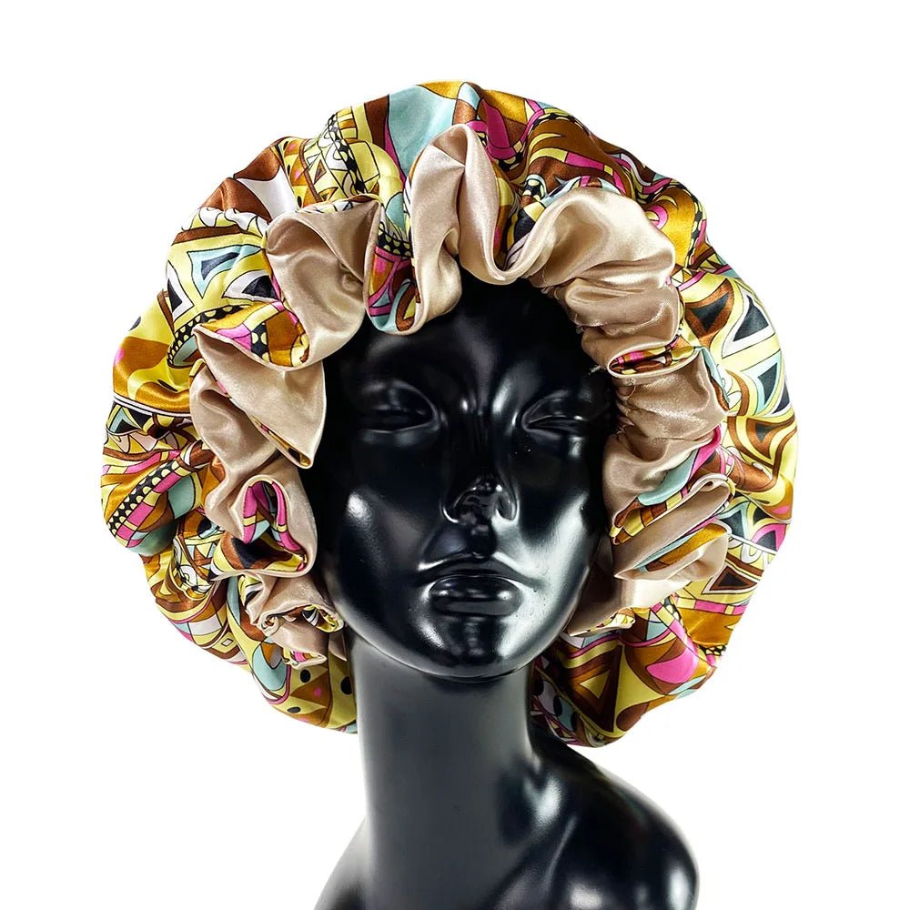 Women Satin Bonnet Cap Double Layer - Derslash