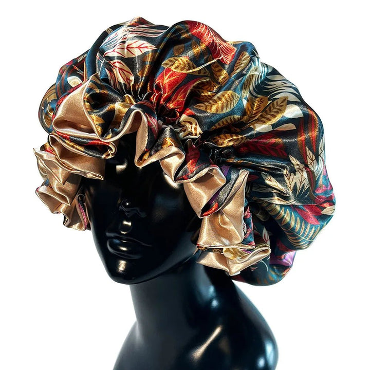 Women Satin Bonnet Cap Double Layer - Derslash