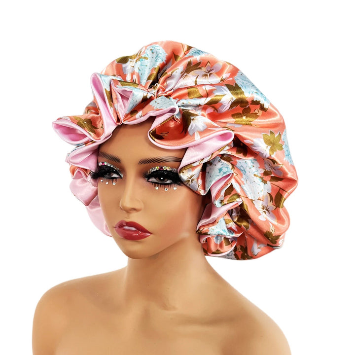 Women Satin Bonnet Cap Double Layer - Derslash