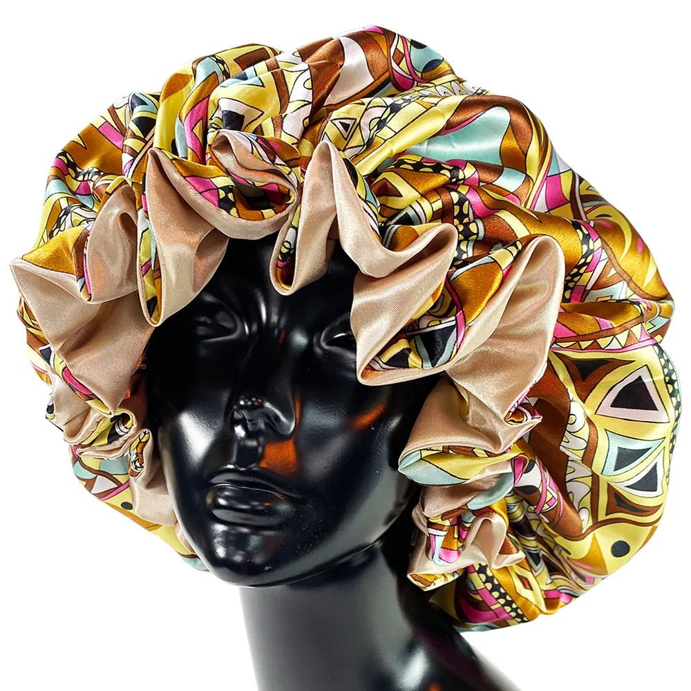 Women Satin Bonnet Cap Double Layer - Derslash
