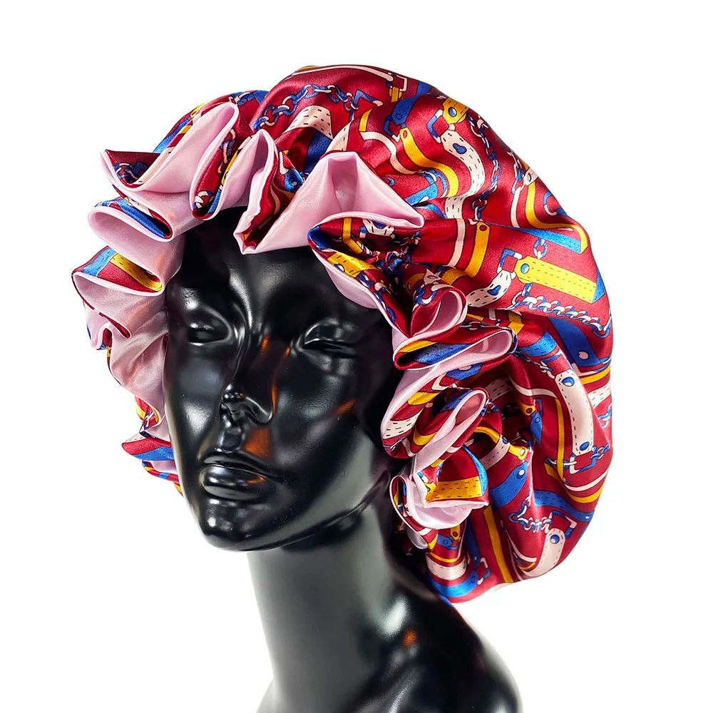 Women Satin Bonnet Cap Double Layer - Derslash