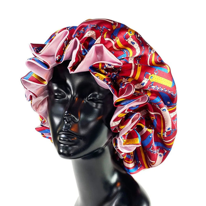 Women Satin Bonnet Cap Double Layer - Derslash