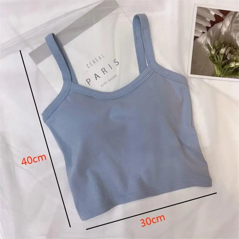 Women Sexy Sleeveless cropped top - Derslash