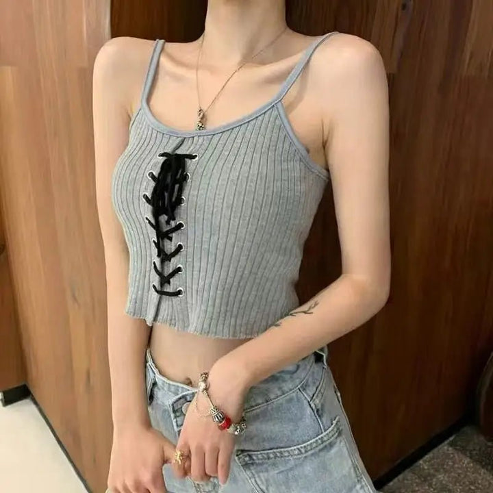 Y2k Women's Tops Backless Crop - Derslash