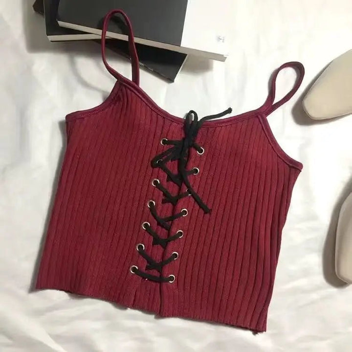 Y2k Women's Tops Backless Crop - Derslash