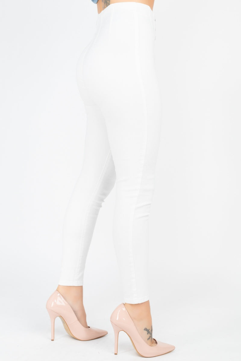 Jeans mit hoher Taille