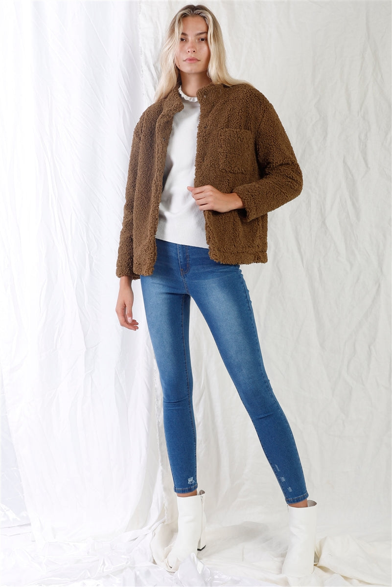 Mittelblaue Skinny-Jeans mit hoher Taille und Rissen