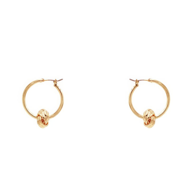 Knot Hoop Earring