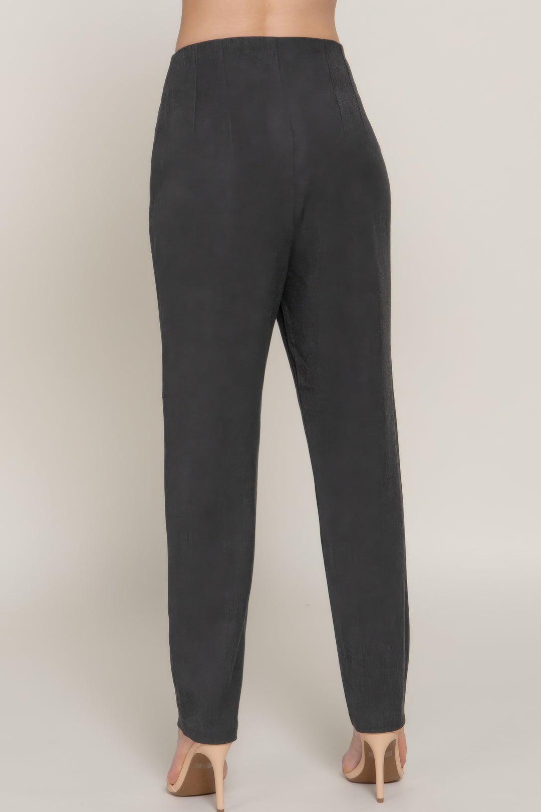 Lange Hose mit Biesendetail und hoher Taille