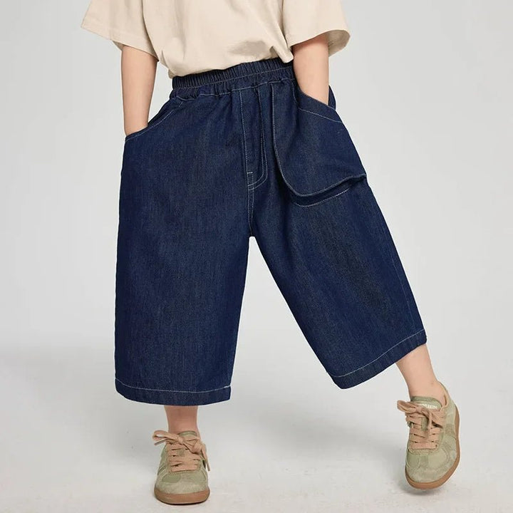 Denim Cropped Pants - Derslash