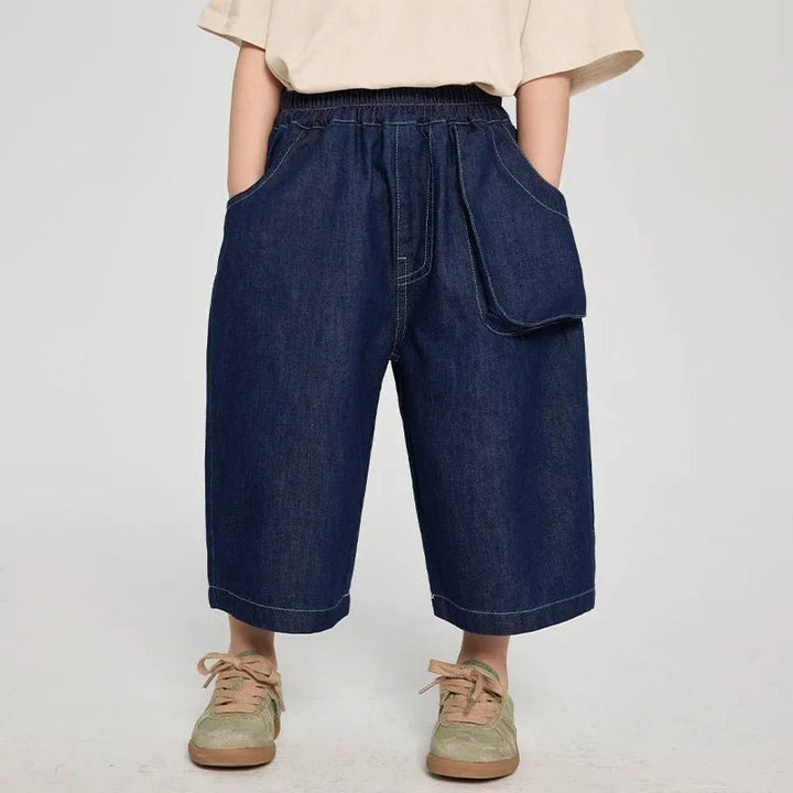 Denim Cropped Pants - Derslash