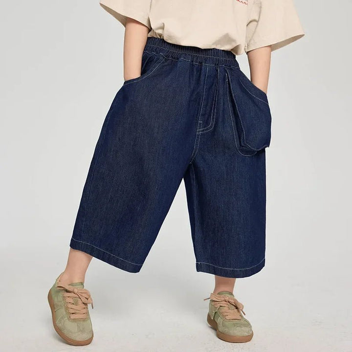 Denim Cropped Pants - Derslash