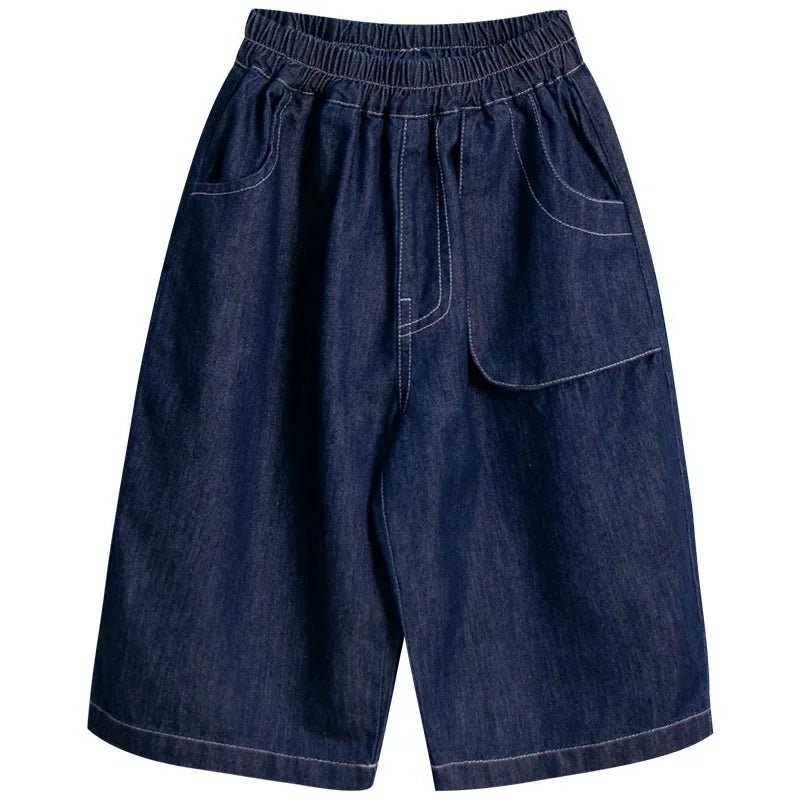 Denim Cropped Pants - Derslash