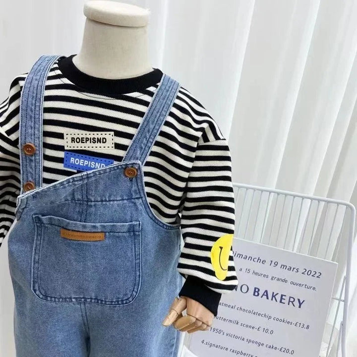 Denim Overalls: Loose - Fit Jumpsuit for Boys & Girls - Derslash