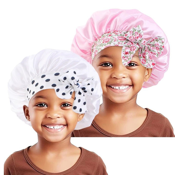 Elastic Kids Silky Satin Bonnet - Derslash
