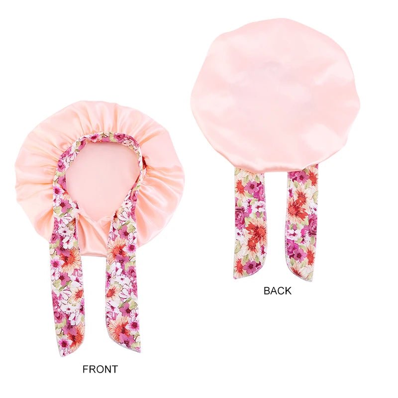 Elastic Kids Silky Satin Bonnet - Derslash