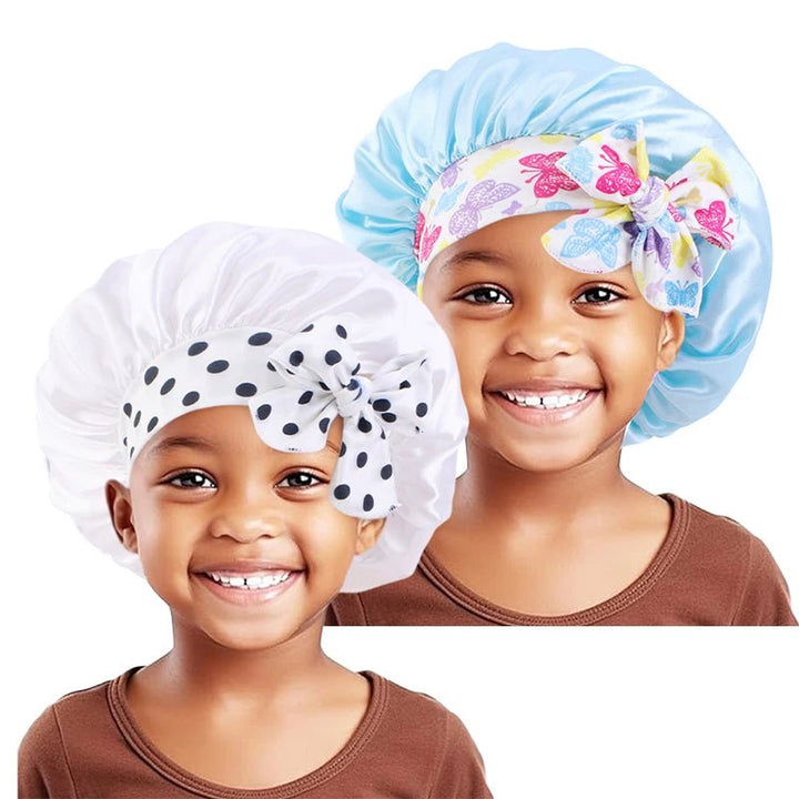 Elastic Kids Silky Satin Bonnet - Derslash