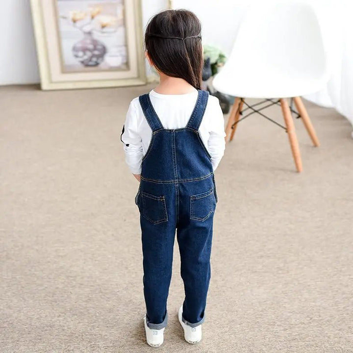 Girls' & Boys' Denim Overalls: Fashionable Suspenders Trousers for Kids - Derslash