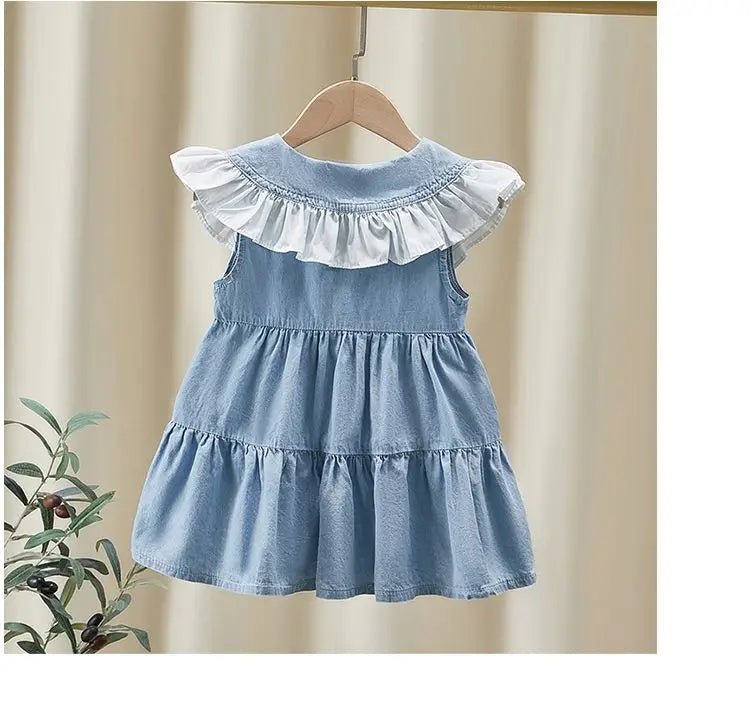 Girls Denim Dress - Derslash
