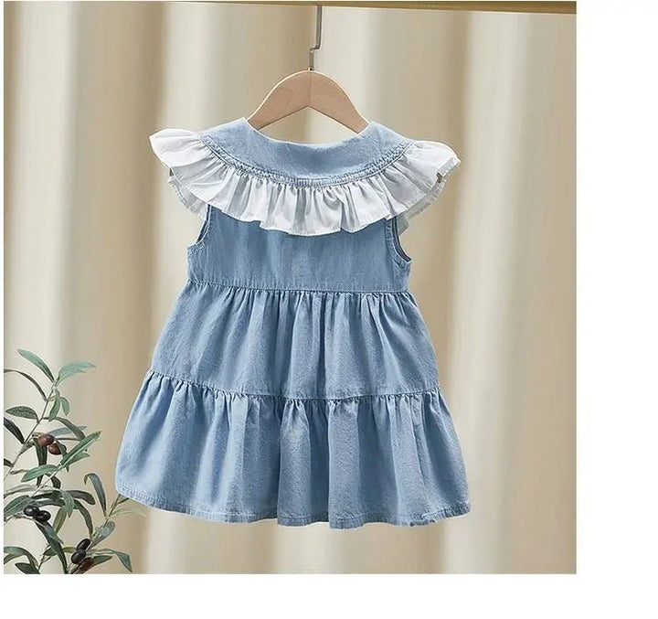 Girls Denim Dress - Derslash