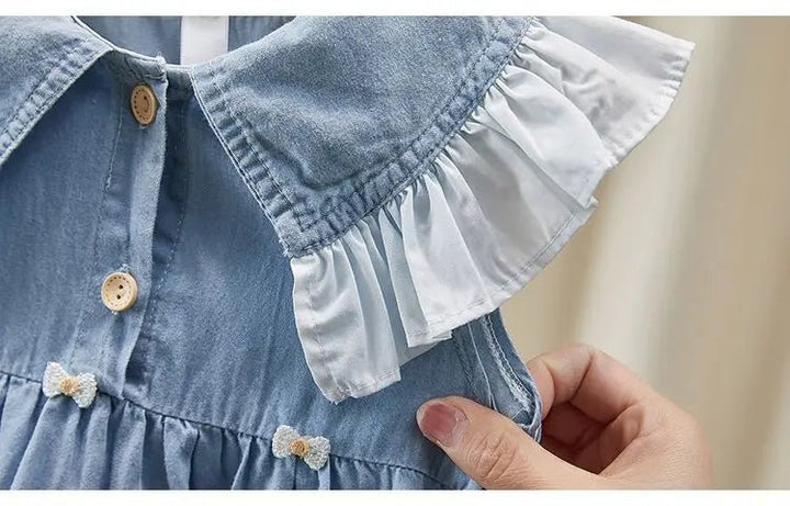 Girls Denim Dress - Derslash