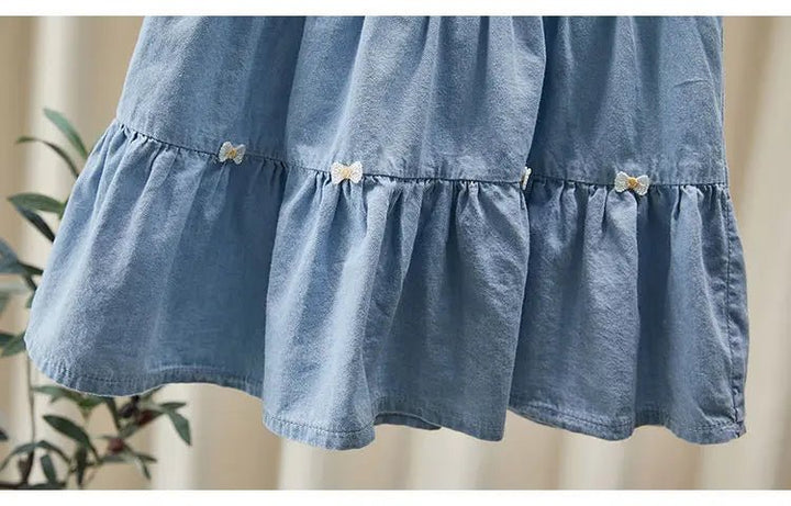 Girls Denim Dress - Derslash