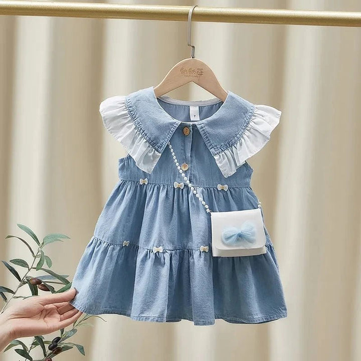 Girls Denim Dress - Derslash