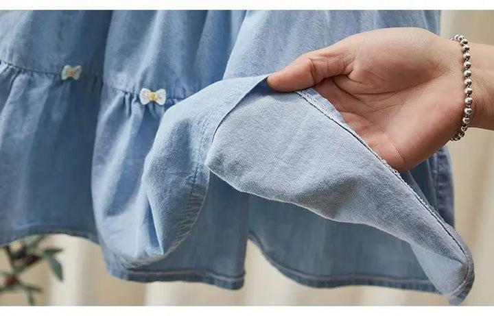 Girls Denim Dress - Derslash