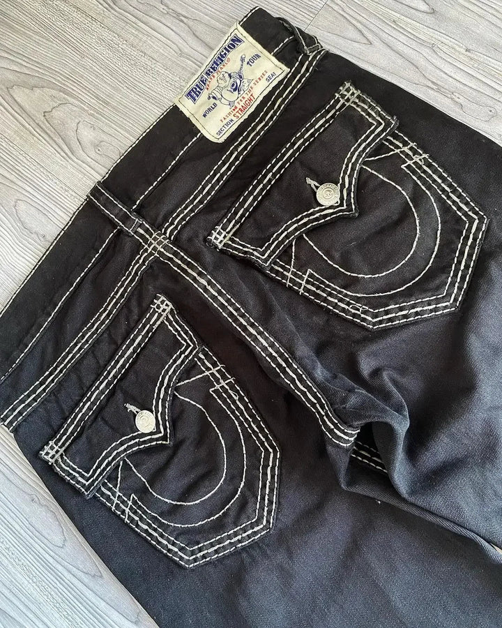 Hip Hop Style Leisure Denim Pants - Derslash