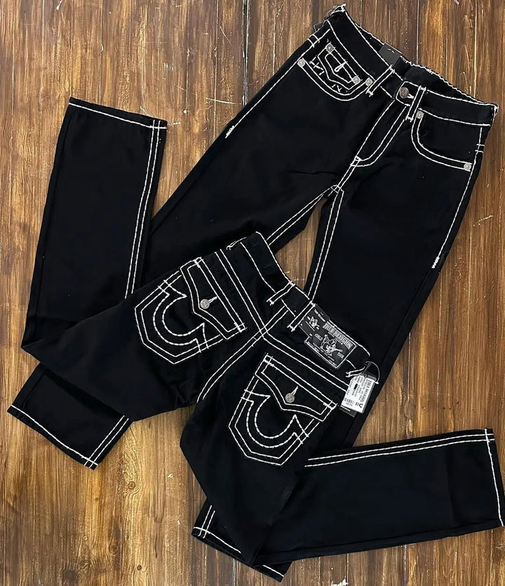 Hip Hop Style Leisure Denim Pants - Derslash
