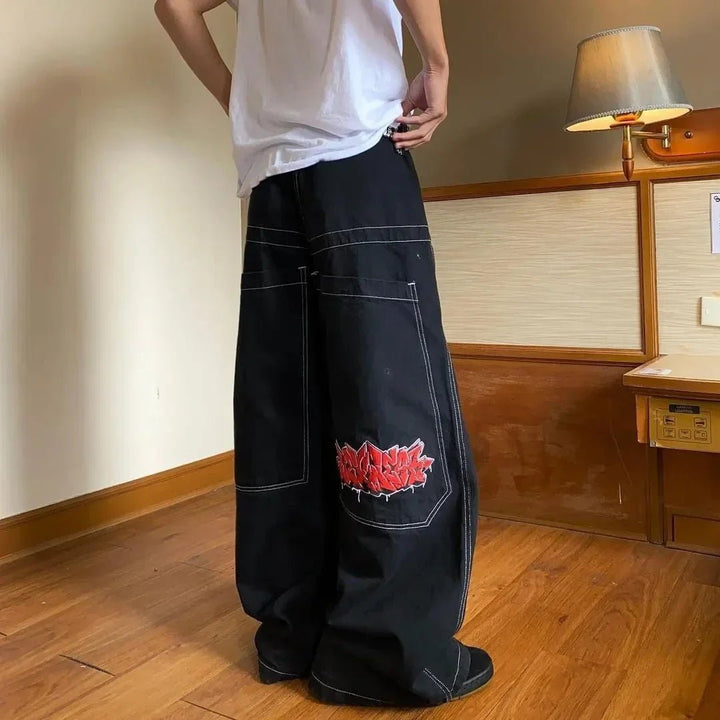 Hip Hop Style Leisure Denim Pants - Derslash