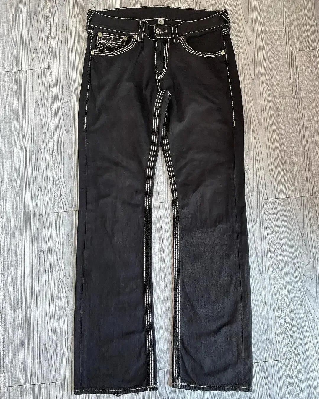 Hip Hop Style Leisure Denim Pants - Derslash