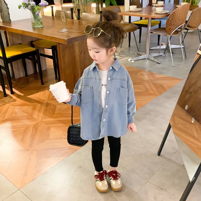 Korean Version Denim Jackets For Girls - Derslash