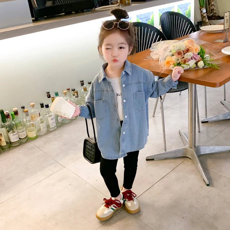 Korean Version Denim Jackets For Girls - Derslash