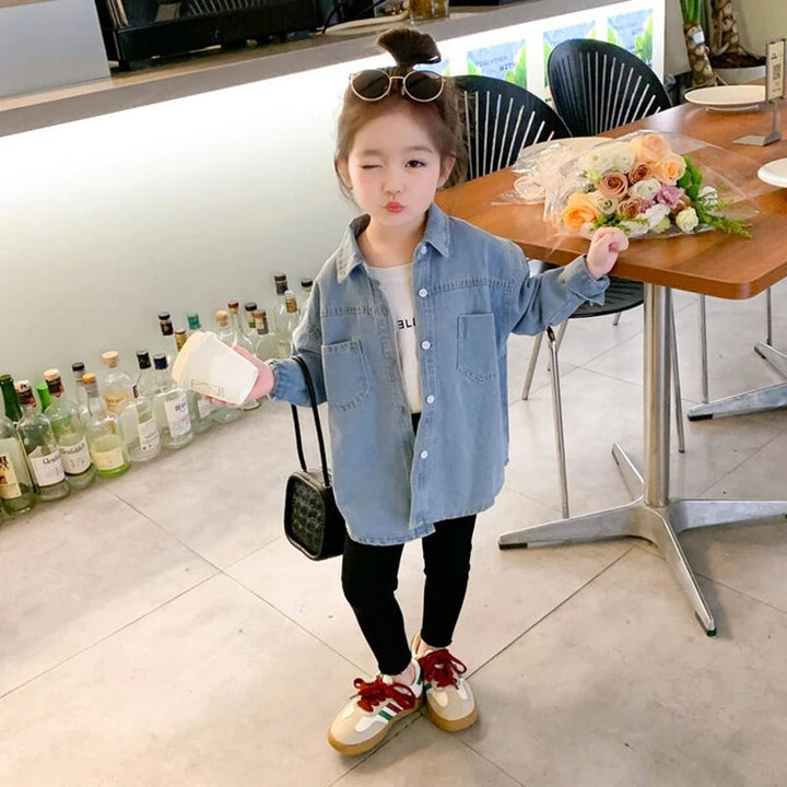 Korean Version Denim Jackets For Girls - Derslash