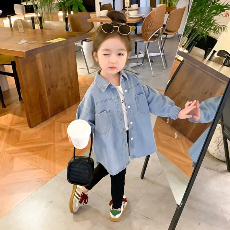 Korean Version Denim Jackets For Girls - Derslash