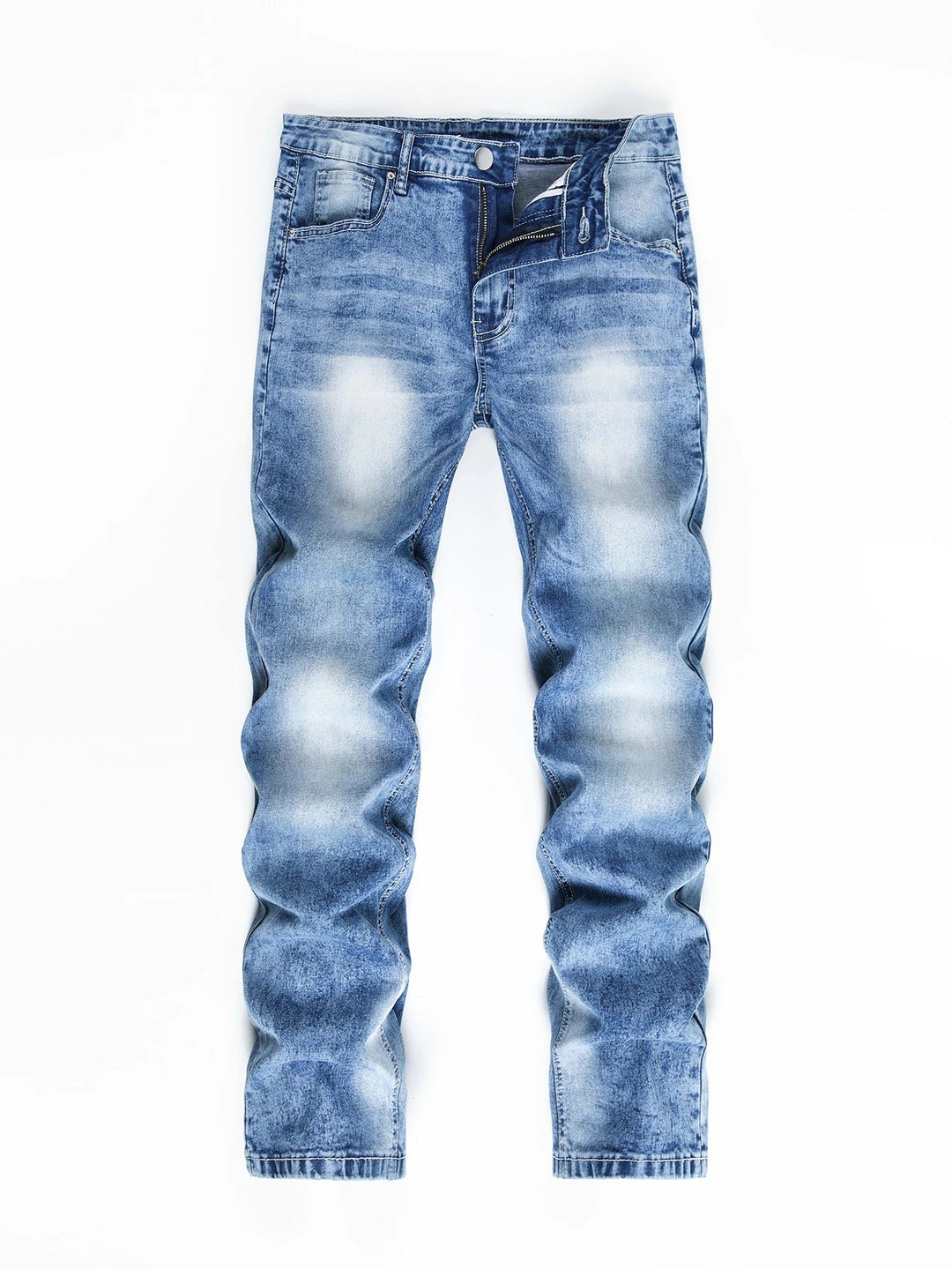 Light blue denim strech Trousers - Derslash