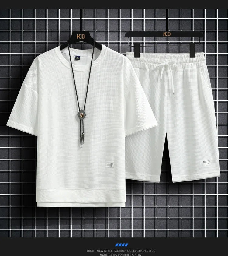 Men's Casual T - shirt + Shorts - Derslash
