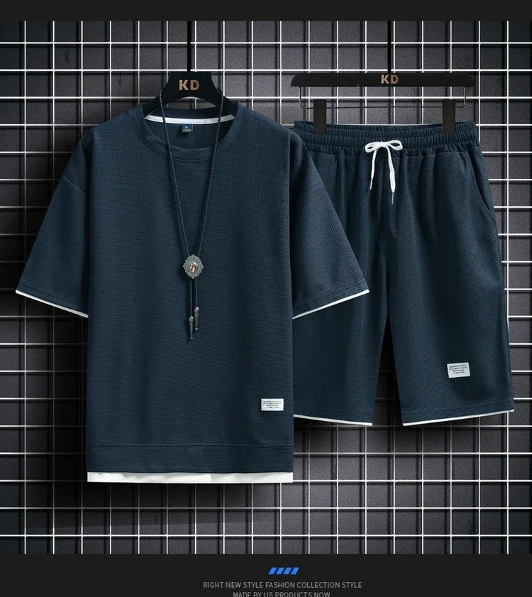 Men's Casual T - shirt + Shorts - Derslash