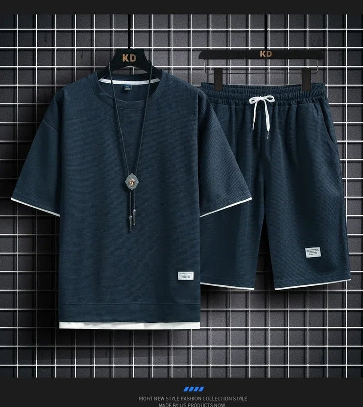 Men's Casual T - shirt + Shorts - Derslash
