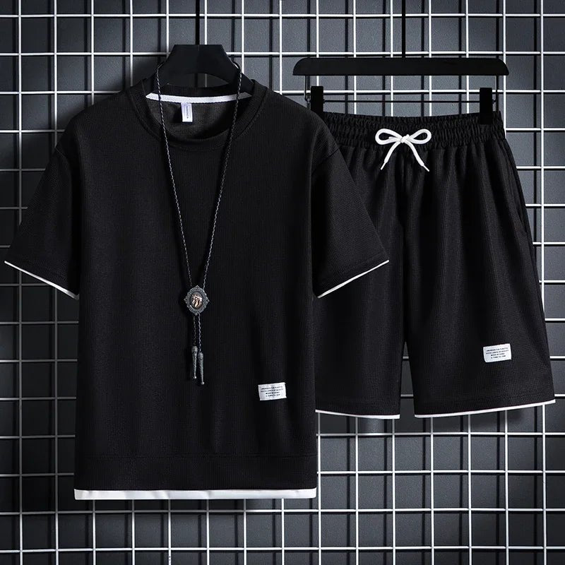 Men's Casual T - shirt + Shorts - Derslash