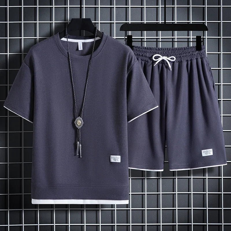 Men's Casual T - shirt + Shorts - Derslash