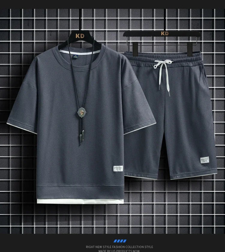 Men's Casual T - shirt + Shorts - Derslash